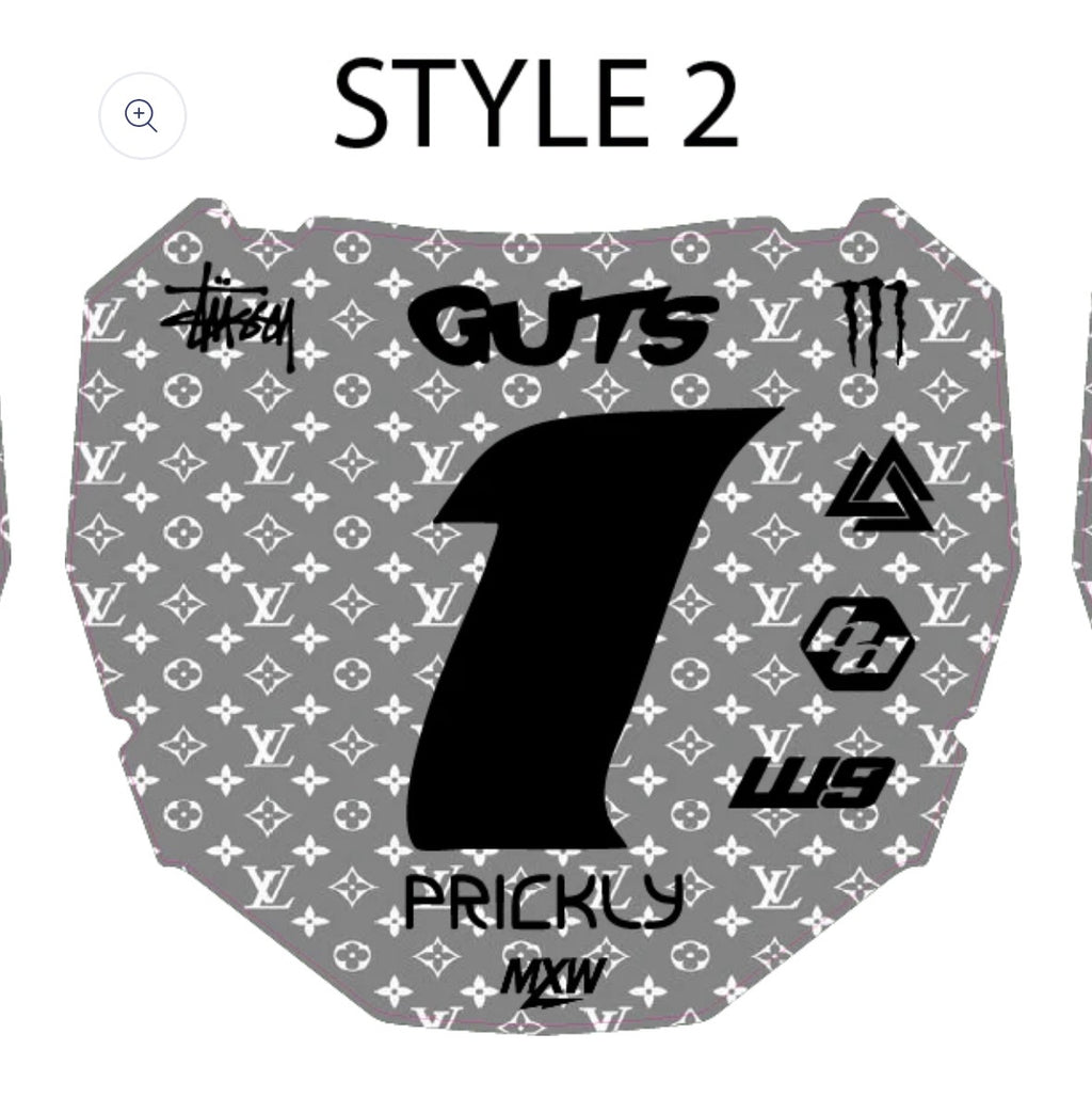 LV odi plate decal