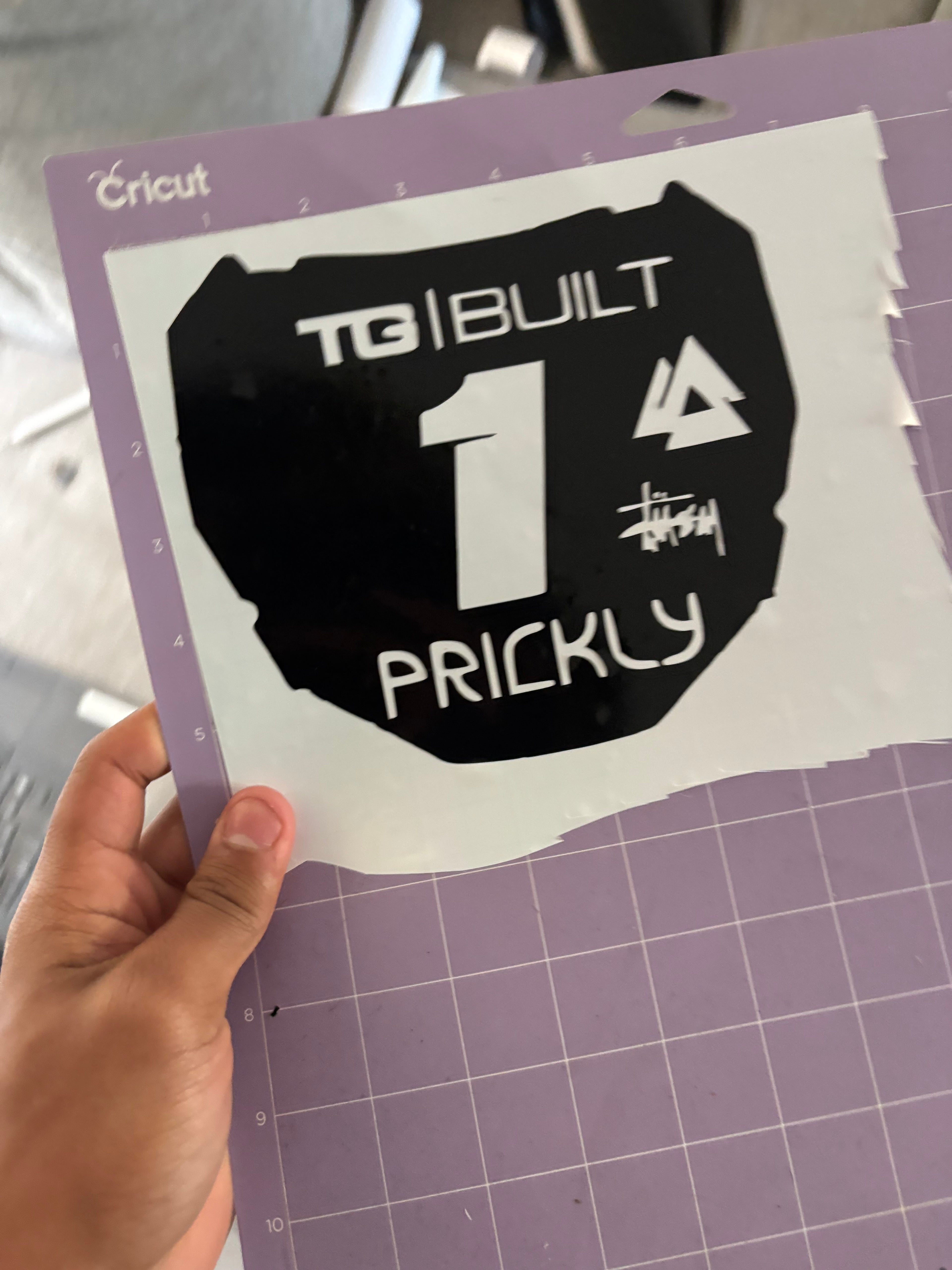 Odi plate decal