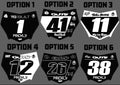 Motocut plate decal